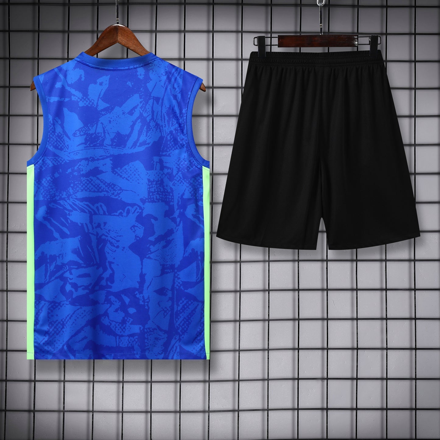 FC Barcelona - Tanktopp Treningssett Neon Blå