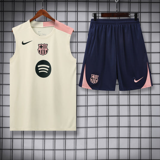 FC Barcelona - Tanktop Trainingset Lichtoranje