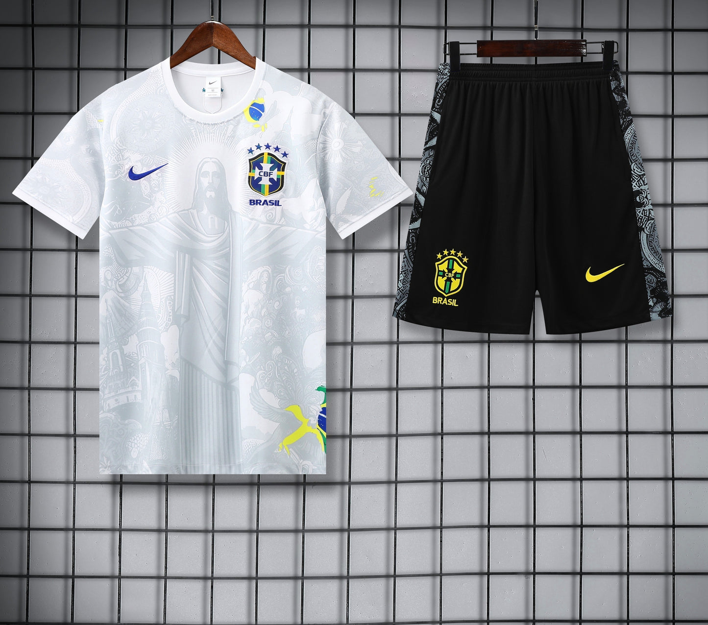 Brazilië - Trainingset Jesus Wit