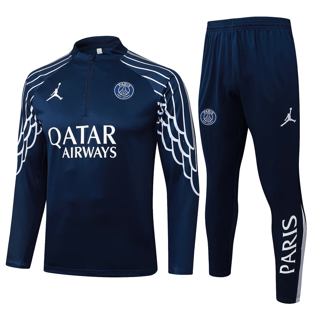 Paris Saint-Germain – 25/26 1/4 zip-treningsdress Blå