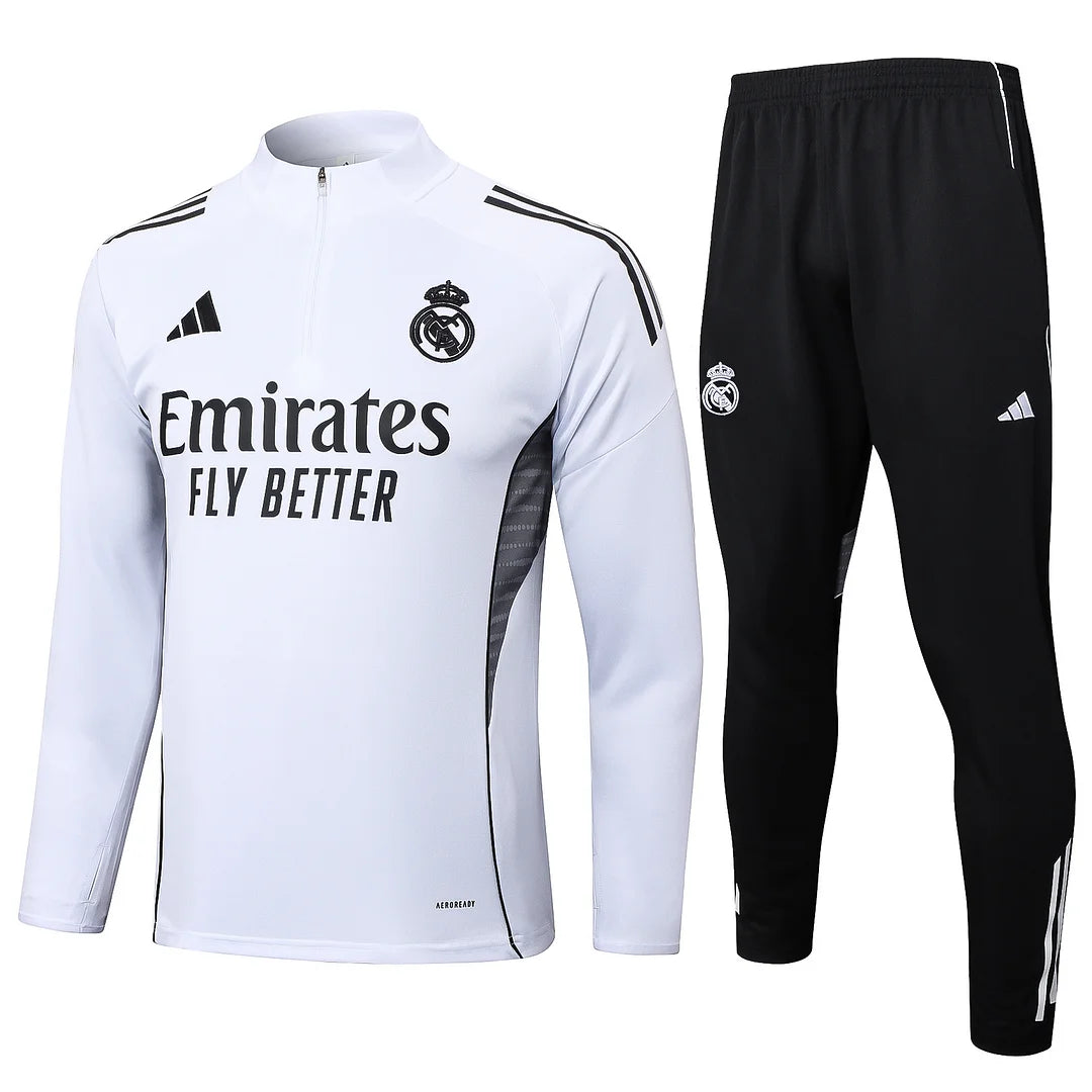 Real Madrid CF – Treningsdress Hvit/Svart