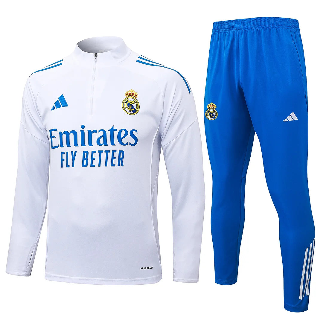 Real Madrid CF - Treningsdress Hvit/Blå