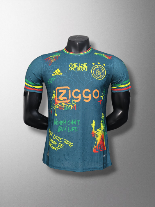 AFC Ajax Bob Marley-drakt – begrenset turkis utgave