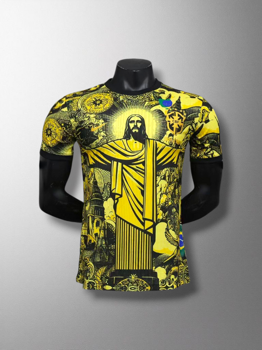 Brazil Special Shirt - Limited Jesus Yellow Edition